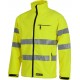 Chaqueta Workshell de alta visibilidad con cintas reflectantes