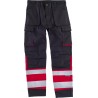 Pantalón combinado de triple costura y con cintas reflectantes